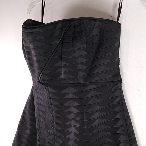Giorgio Armani - Black Silk Strapless Coctail Dress - Size 8 (Eu 40) - Picture 4 of 10